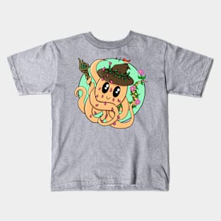 Octopus Druid- Dungeons and Dragons Kids T-Shirt